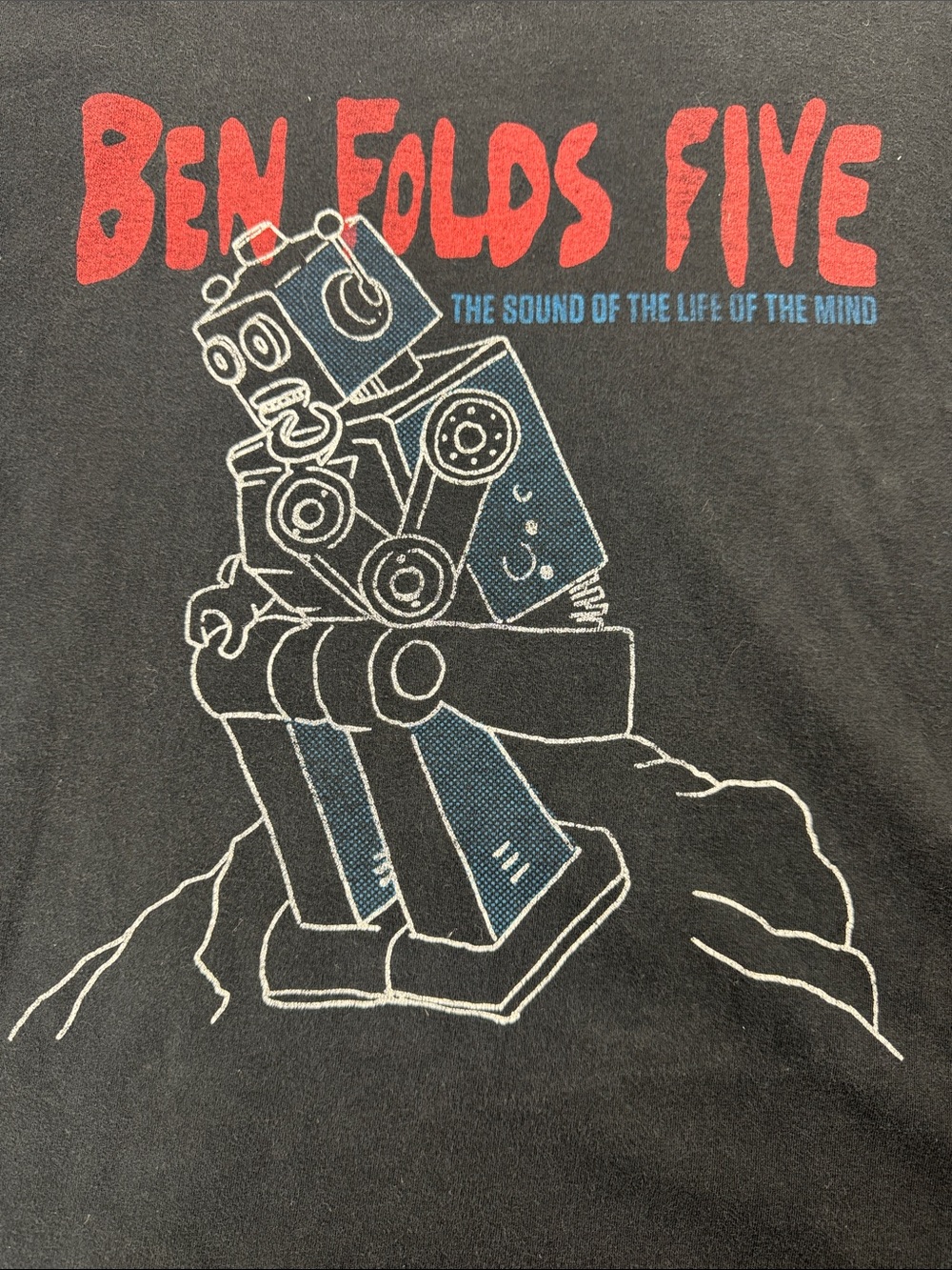 Ben Folds Five Graphic T Shirt 2012 The Sound Of The Life Of The Mind Size L